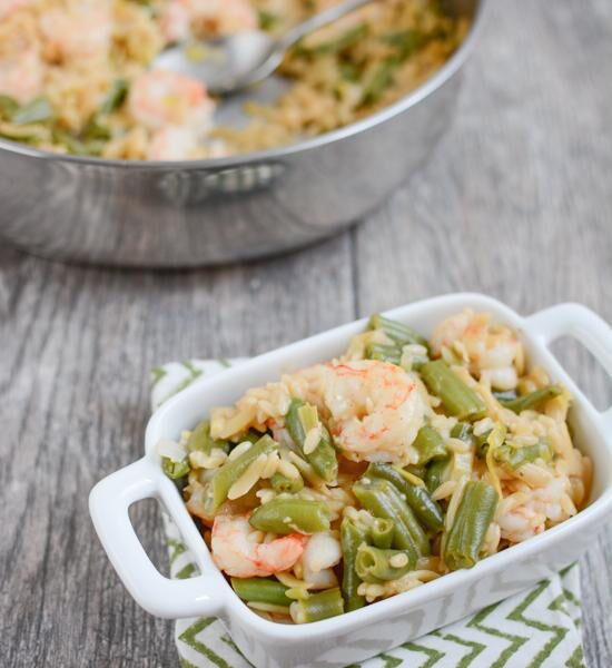 All you need is one pan and 20 minutes to make this quick and easy One Pot Shrimp and Orzo dinner recipe. It's full of flavor and cleanup is a breeze!