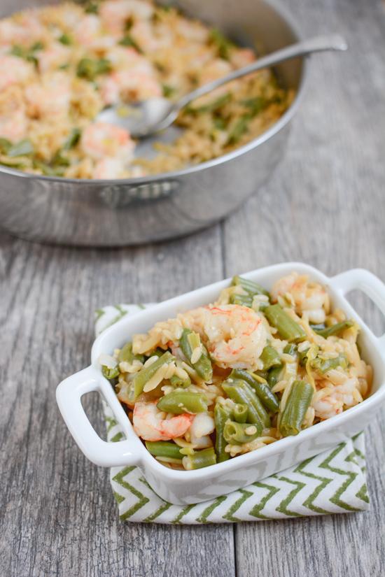 All you need is one pan and 20 minutes to make this quick and easy One Pot Shrimp and Orzo dinner recipe. It's full of flavor and cleanup is a breeze!