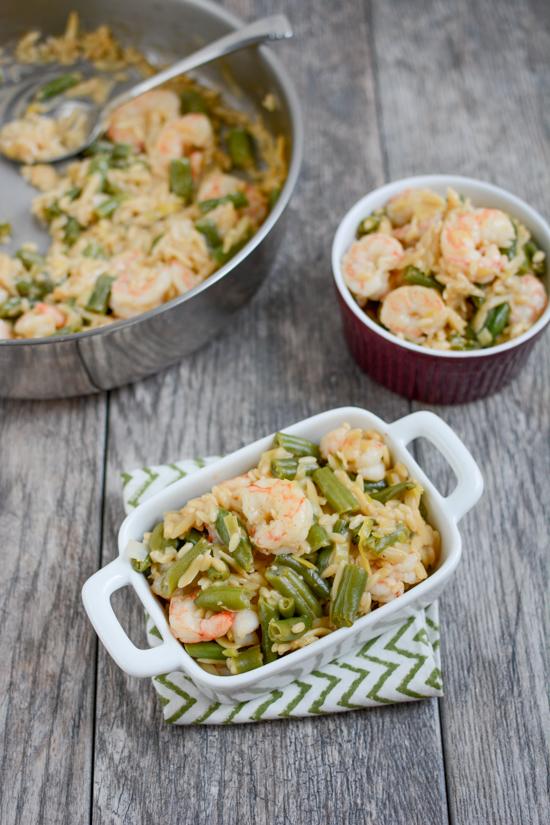 All you need is one pan and 20 minutes to make this quick and easy One Pot Shrimp and Orzo dinner recipe. It's full of flavor and cleanup is a breeze!