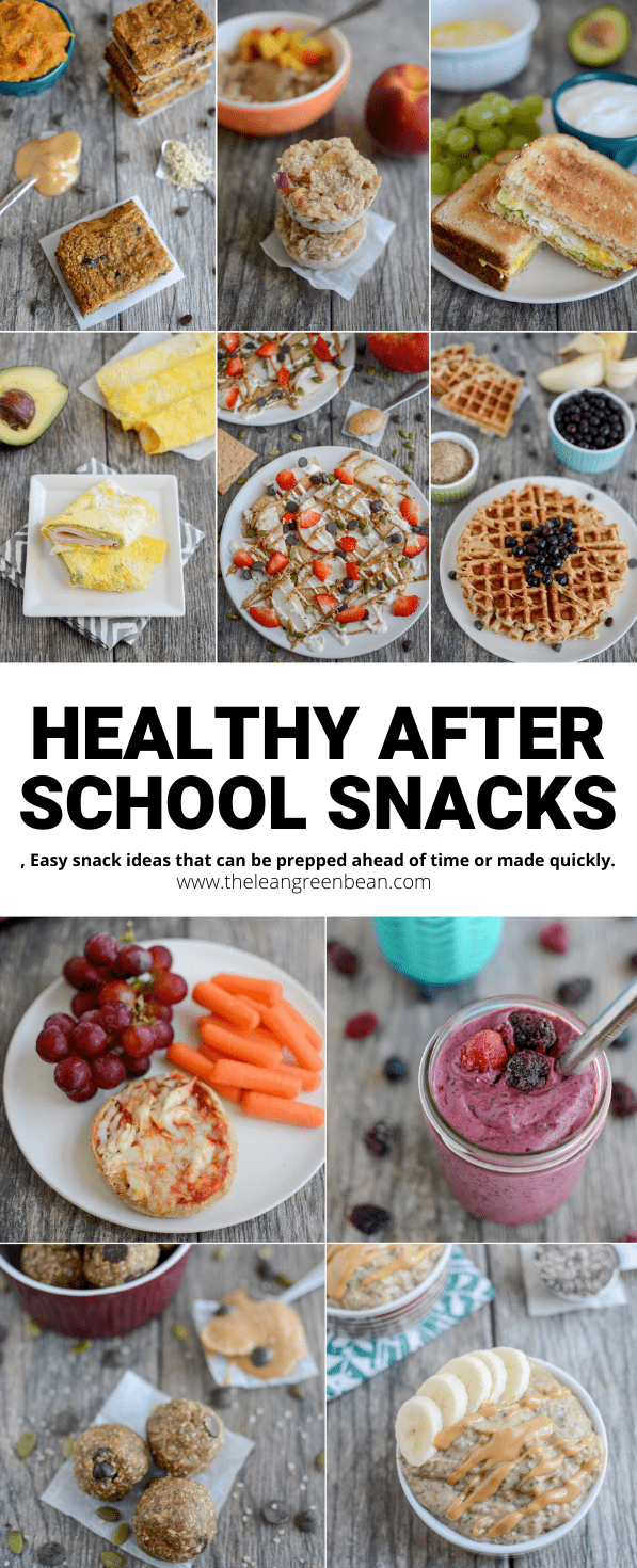 10 easy to make, kid-friendly after school snacks that are perfect to help kids stay full until it's time for dinner!