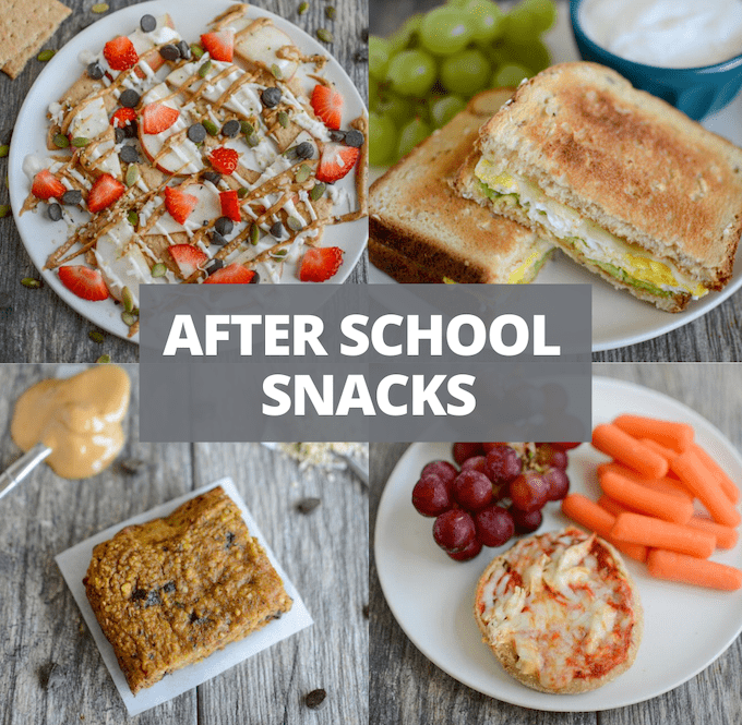 After school snacks for kids