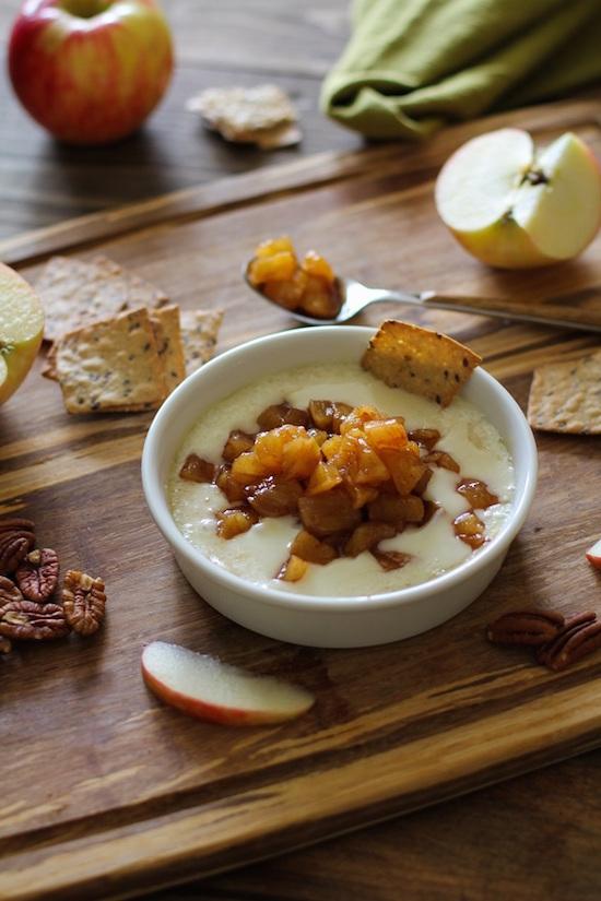 Baked Brie with Maple Spiced Apples