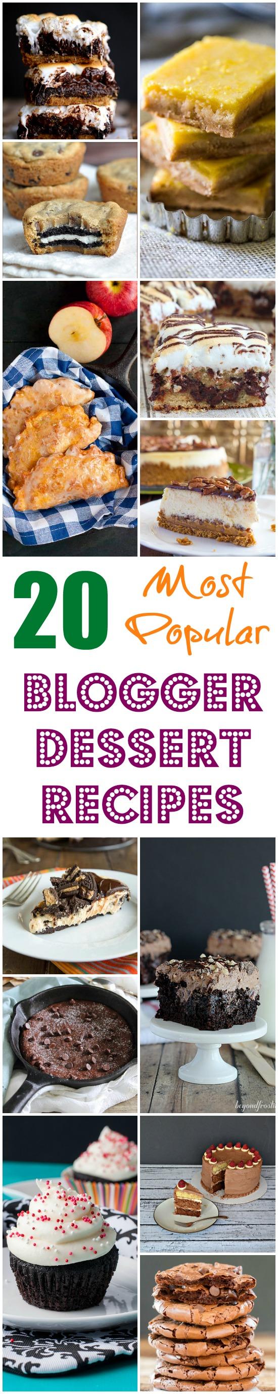 Popular Blogger Dessert Recipes
