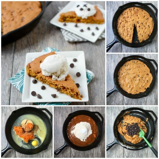 No mixing bowl required for this Pumpkin Skillet Cake! You can make the whole thing right in the skillet. Light, fluffy and easy to make, it's the perfect fall dessert recipe!