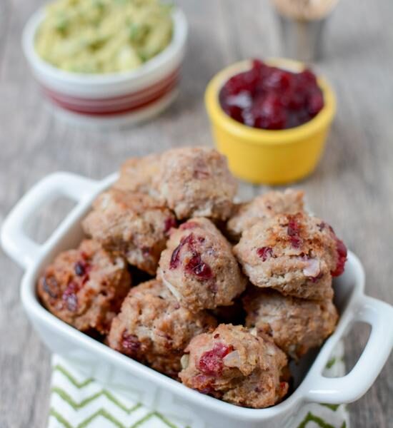 These easy Cranberry Meatballs are a great way to use up leftover cranberry sauce and make the perfect appetizer for a holiday party.