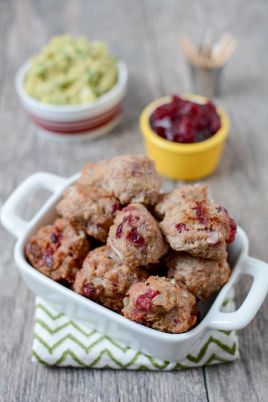 These easy Cranberry Meatballs are a great way to use up leftover cranberry sauce and make the perfect appetizer recipe for a holiday party.