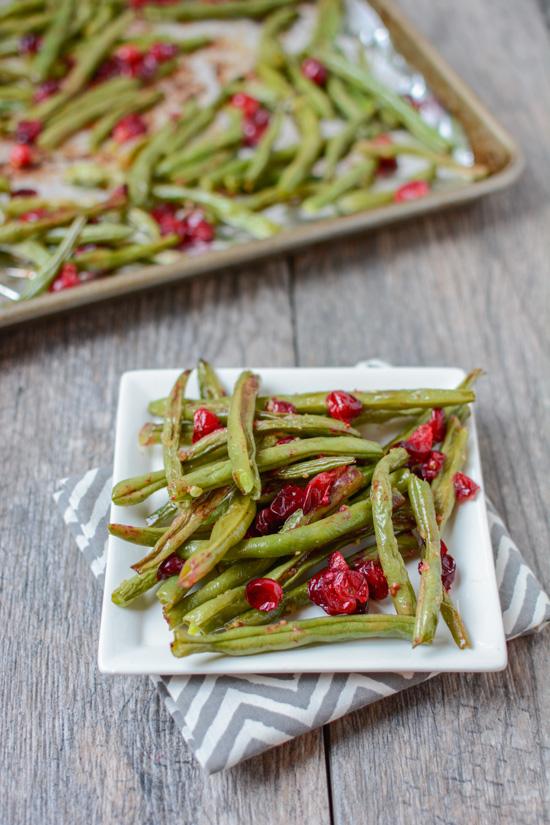 Bursting with flavor, these Roasted Ginger Garlic Green Beans with Cranberries make a great holiday side dish or a simple addition to your weeknight dinner table. 