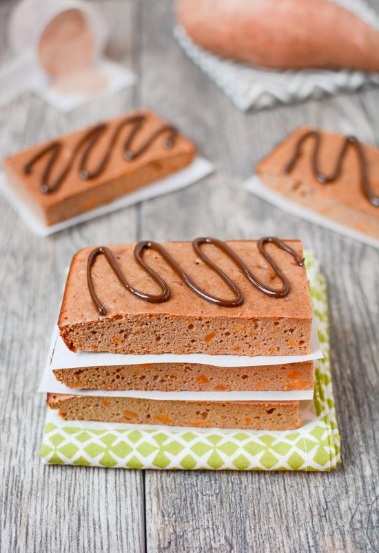 This recipe for Gluten-Free Sweet Potato Protein Bars makes a healthy post-workout or afternoon snack! They can easily be made paleo and are grain-free. 