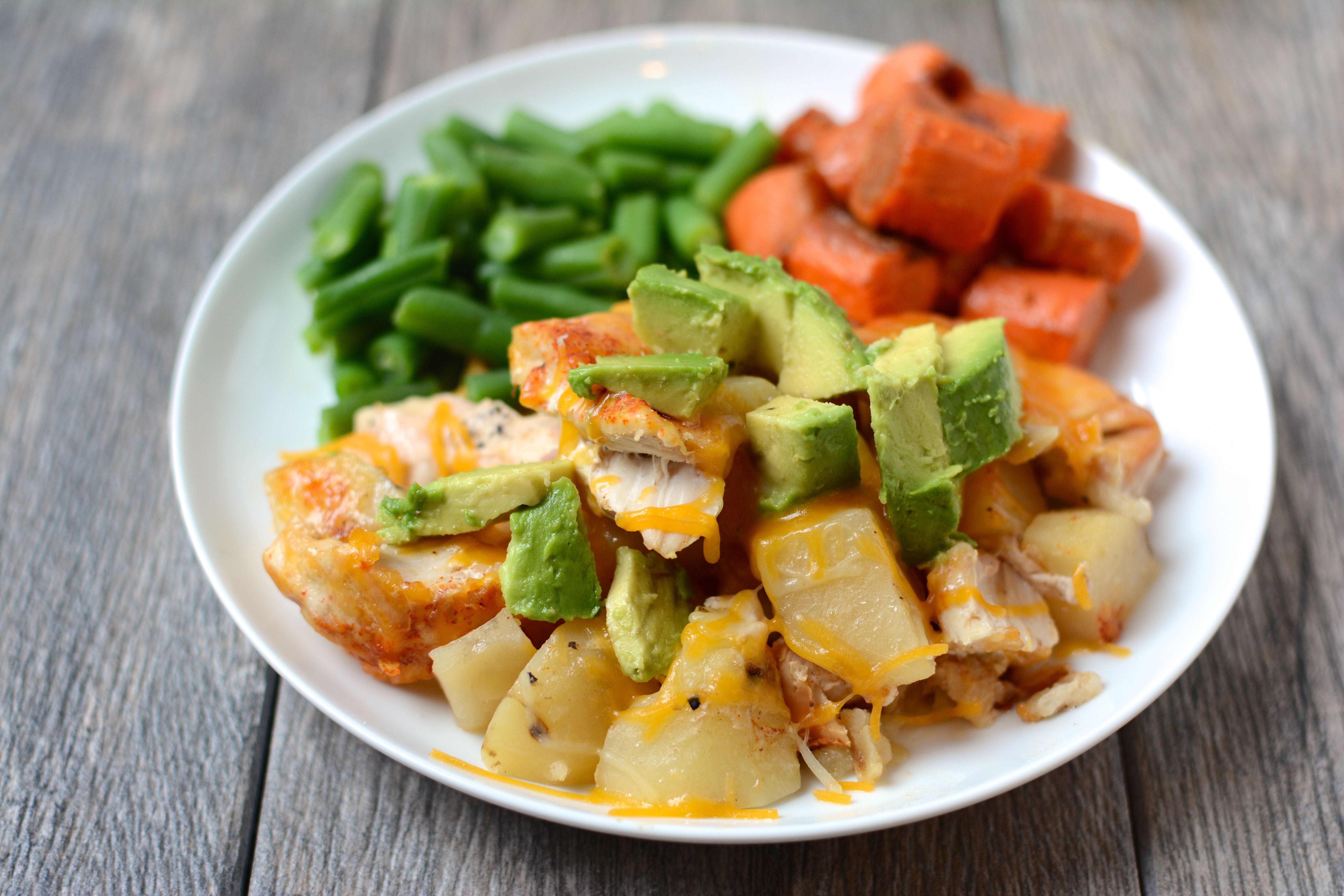 Slow Cooker Cheesy Chicken and Potatoes