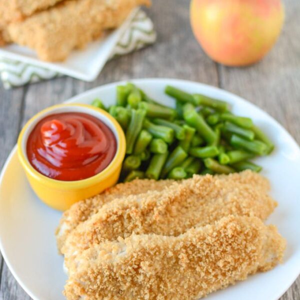 Let these Ranch Chicken Tenders sit in a homemade ranch marinade overnight, then simply roll in breadcrumbs and bake for a quick weeknight dinner!
