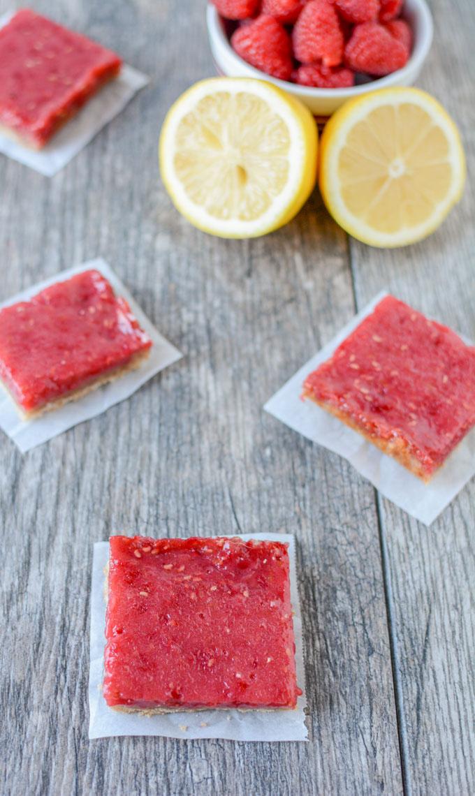 These Small Batch Raspberry Lemon Bars are the perfect dessert. Bursting with flavor, they're easy to make and a small batch means there's just enough to enjoy, without going overboard!