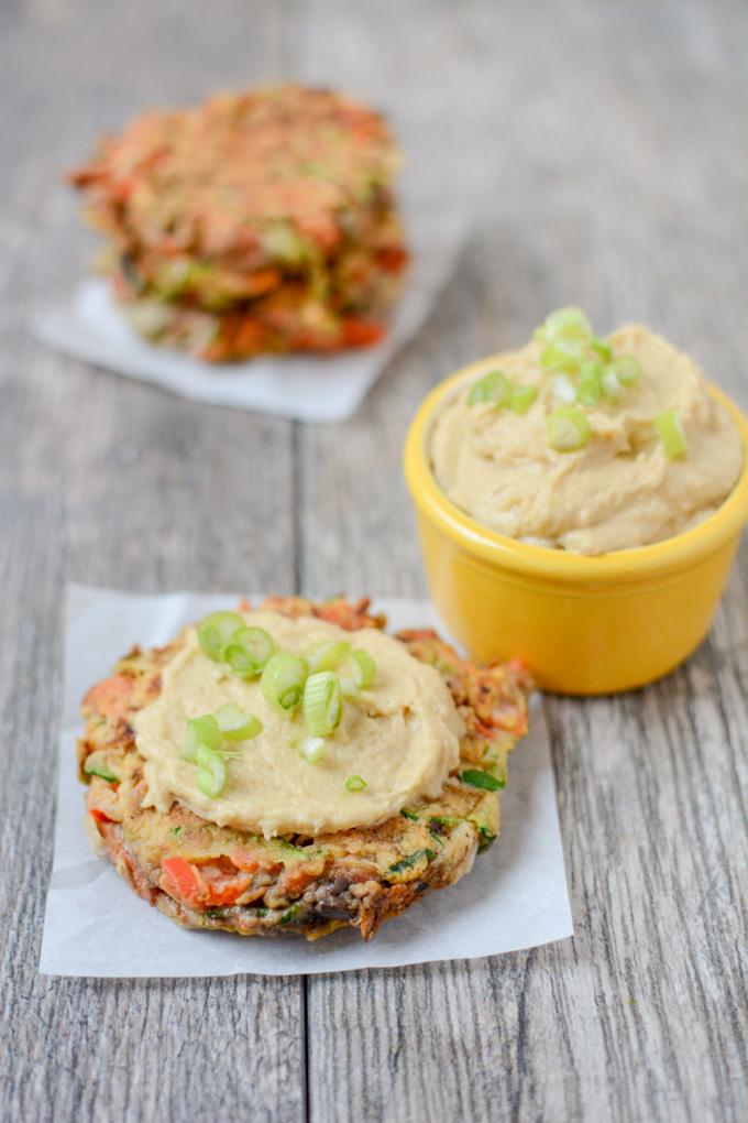 This recipe for Savory Vegetable Pancakes is an easy, kid-friendly way to add more vegetables to lunch or dinner!