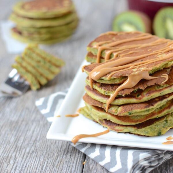 Green Smoothie Pancakes packed with healthy ingredients for a delicious breakfast