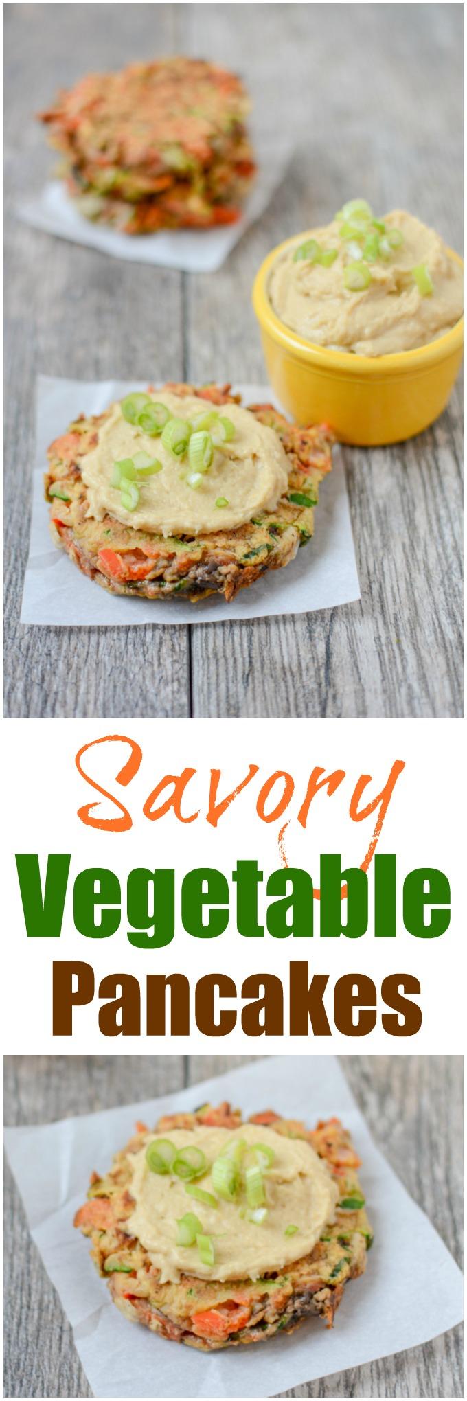 This recipe for Savory Vegetable Pancakes is an easy, kid-friendly way to add more vegetables to lunch or dinner!