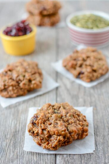 No protein powder required for these Sweet Potato Protein Cookies! They're gluten-free, made with real food ingredients and packed with protein and fiber. Enjoy them for breakfast or an afternoon snack!
