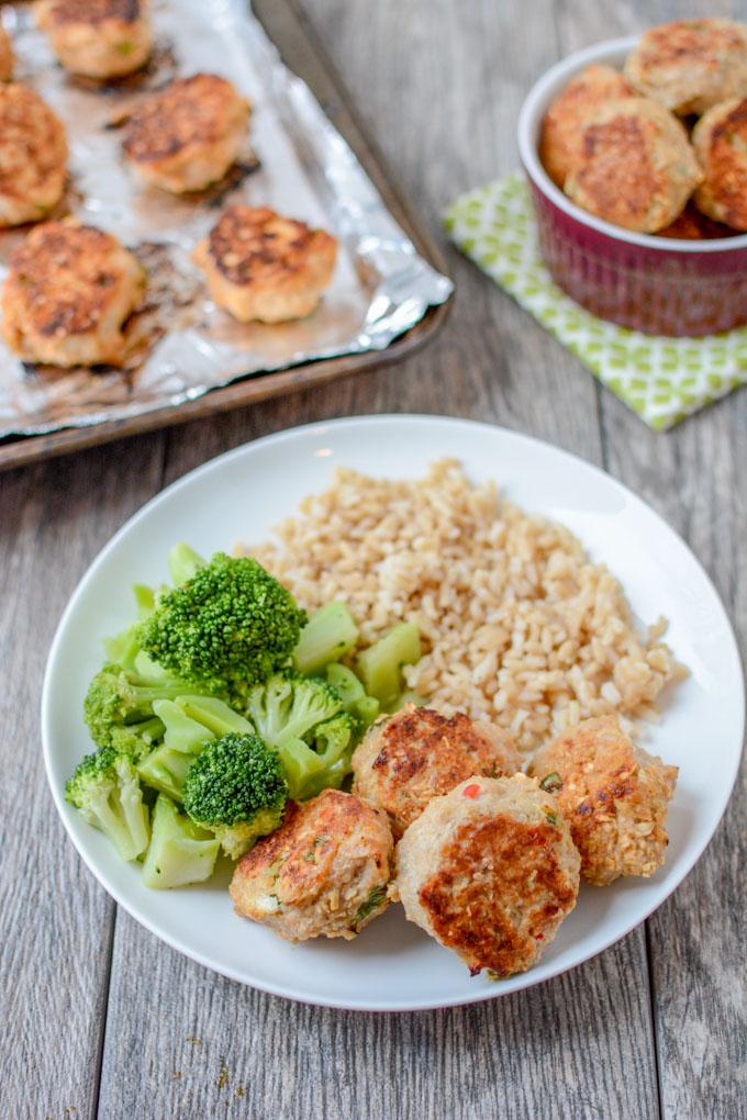 These gluten-free Thai Chicken Meatballs are bursting with fresh Asian flavors and are perfect for a quick, easy lunch or dinner. Make a batch during your next food prep session and enjoy them warm or cold!