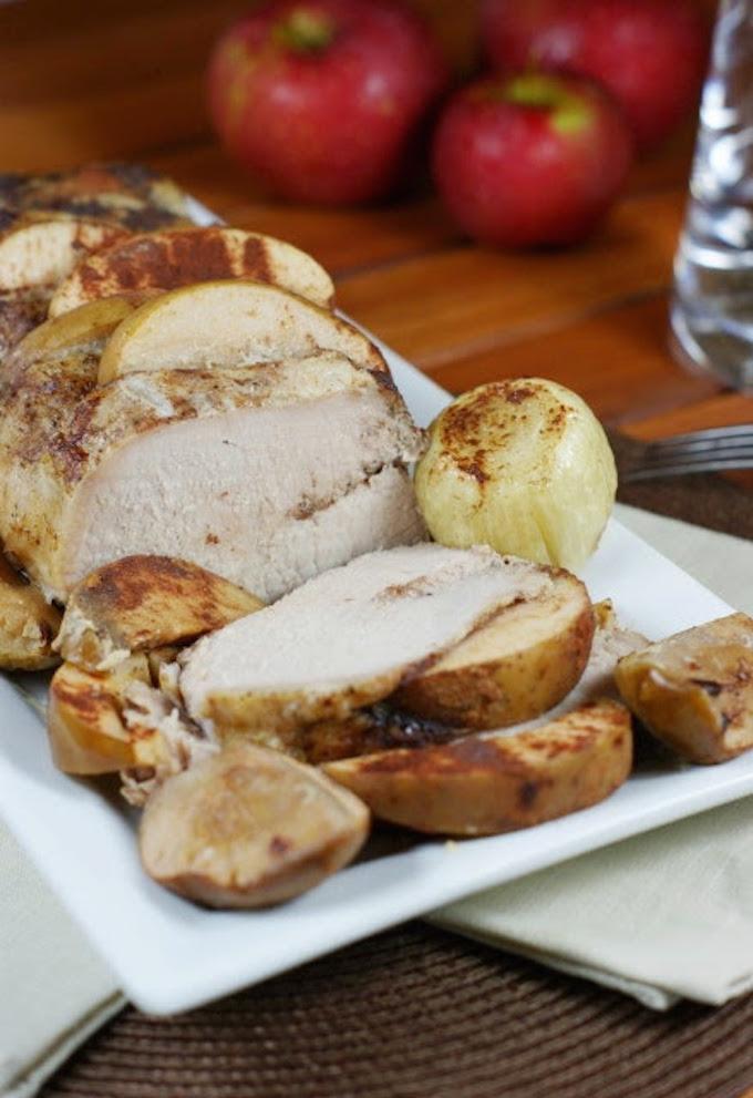 Slow Cooker Apple Pork Loin