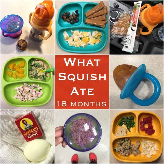 What My 18 Month Old Eats In A Day