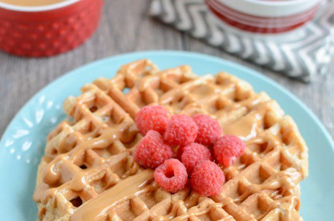 These Whole Wheat Yogurt Waffles are easy to make and packed with protein and fiber. Make a batch ahead of time to stock your freezer and reheat them for a quick breakfast or snack.