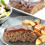 This Gluten-Free, Paleo Meatloaf recipe is the perfect family dinner. Make it ahead of time and reheat on a busy night.