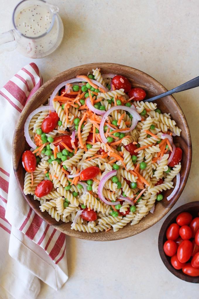 Pasta Salad with Lemon Poppyseed Dressing