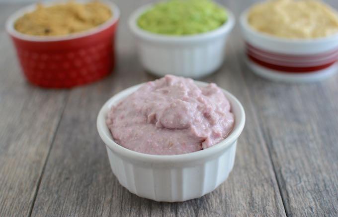 These 4 kid-friendly dips are easy to make and perfect for dipping everything from meat to vegetables at dinner or even eating with a spoon for a healthy snack! 