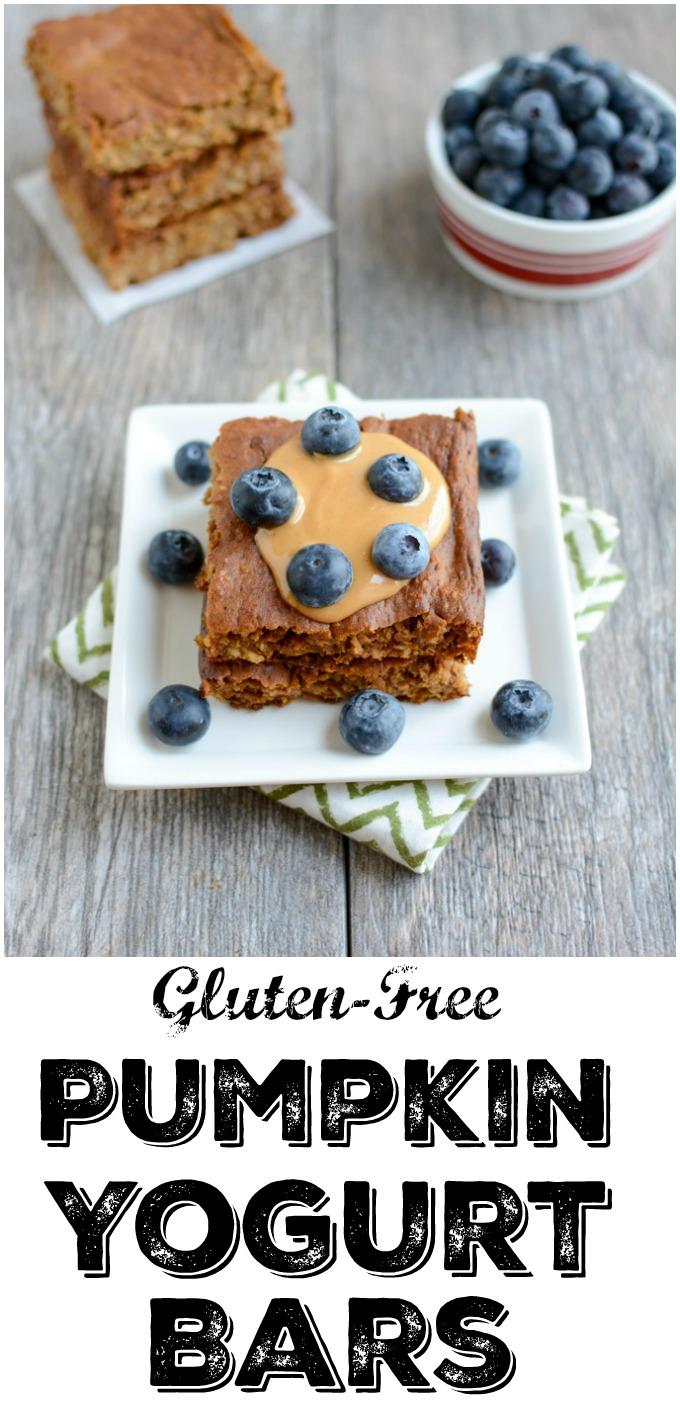 GlutenFree Pumpkin Yogurt Bars