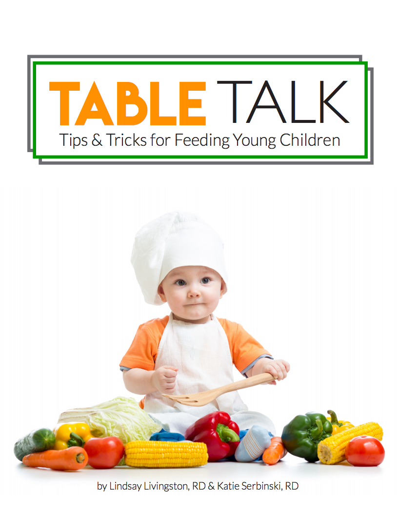 Find lots of great toddler feeding tips in this ebook! Table Talk: Tips & Tricks for Feeding Young Children