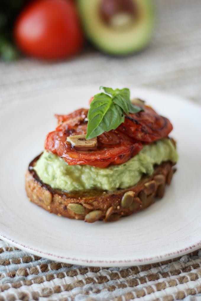 High protein avocado toast