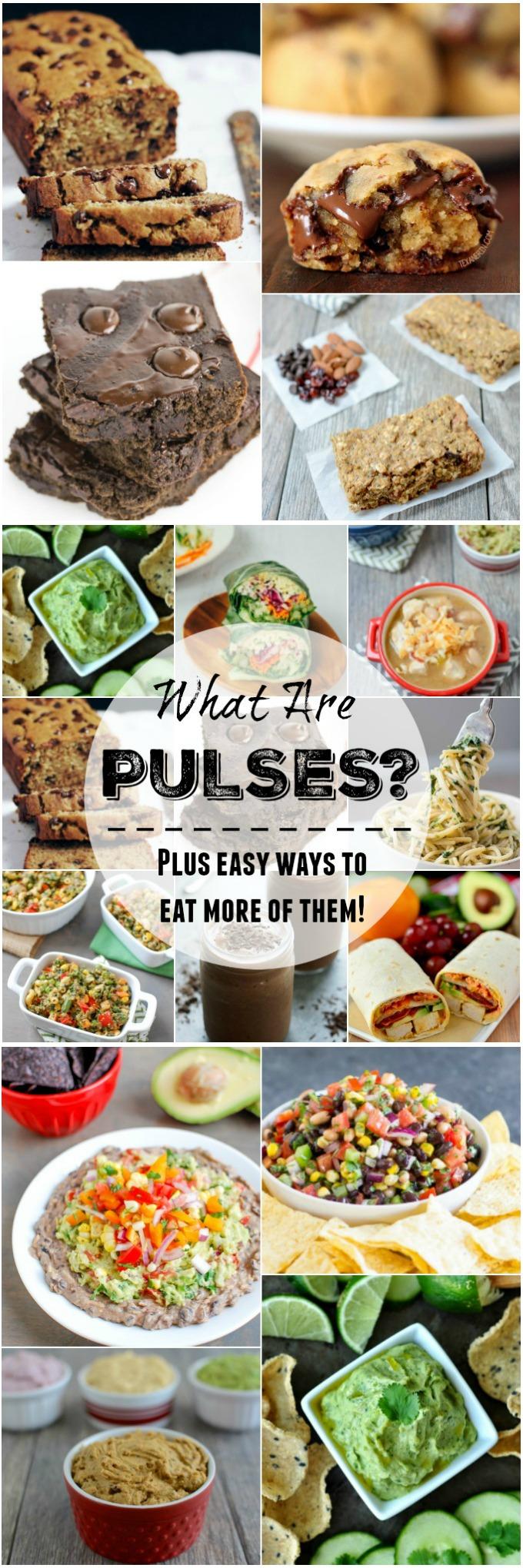 What Are Food Pulses? And 5 Ways To Eat Them 7 What are pulses? Learn more about the nutritional benefits of dried peas, beans, chickpeas and lentils and get ideas for how to add them to your diet.