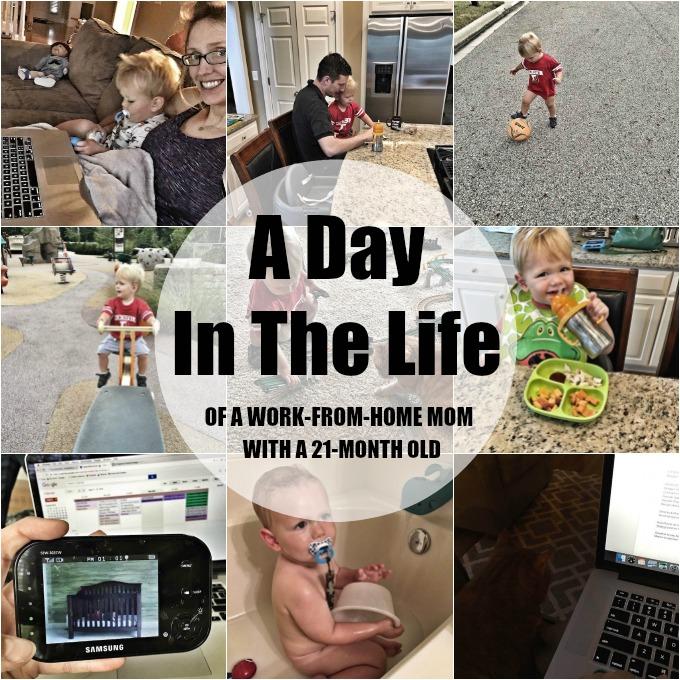 A Day In The Life of a Work-From-Home Mom with a 21-Month Old