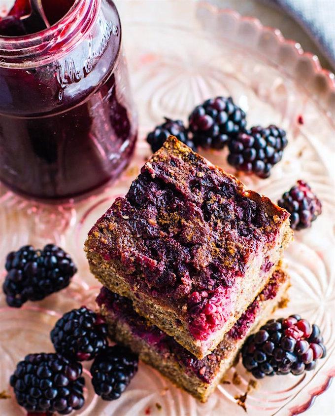 Blackberry Quinoa Cakes