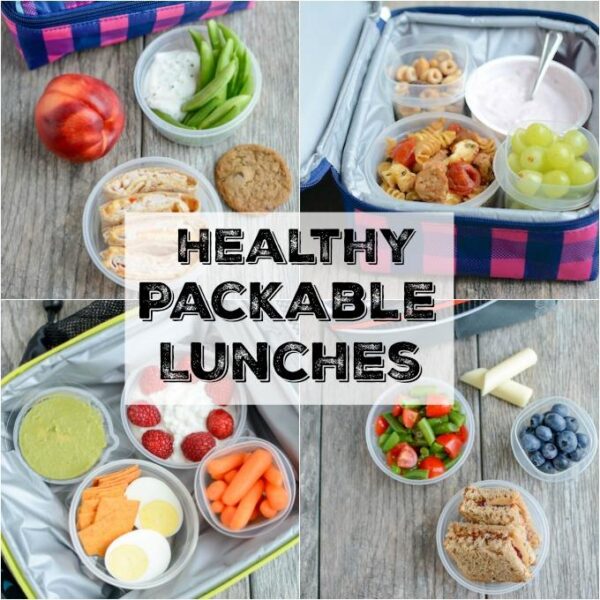 These Healthy Packable Lunches For Kids are quick, easy and satisfying to help fuel kids through their busy afternoons!