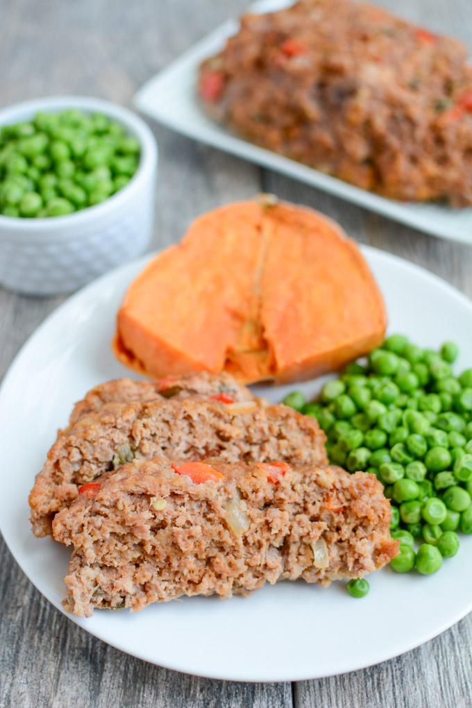 This Cajun Meatloaf recipe is perfect for dinner. It's healthy, full of flavor and easy to make. Plus it freezes well so feel free to double the recipe!