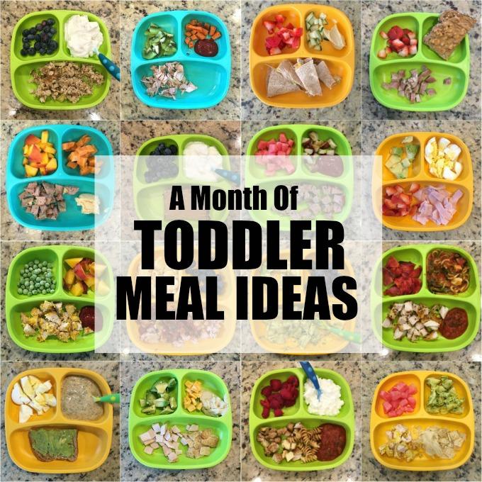 Here are 28 Easy Toddler Meal Ideas from a Registered Dietitian mom. They're quick, healthy and great for lunch or dinner.