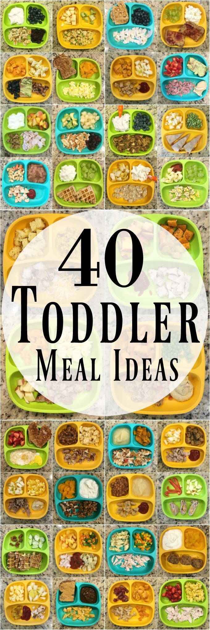 These healthy toddler meal ideas will help you make healthy breakfast, lunch and dinner options for the kids!