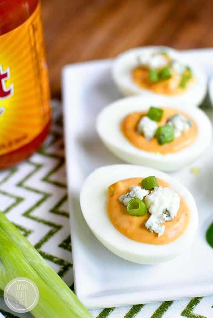 Buffalo Ranch Deviled Eggs