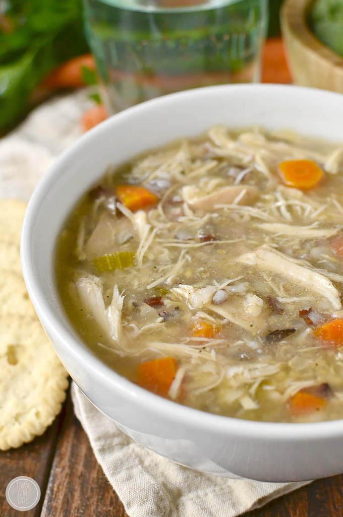 Crockpot Chicken & Wild Rice Soup