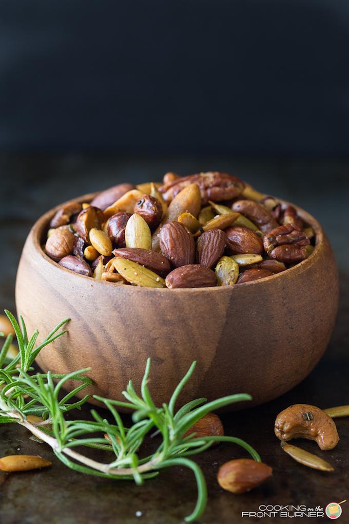 Rosemary Spiced Mixed Nuts