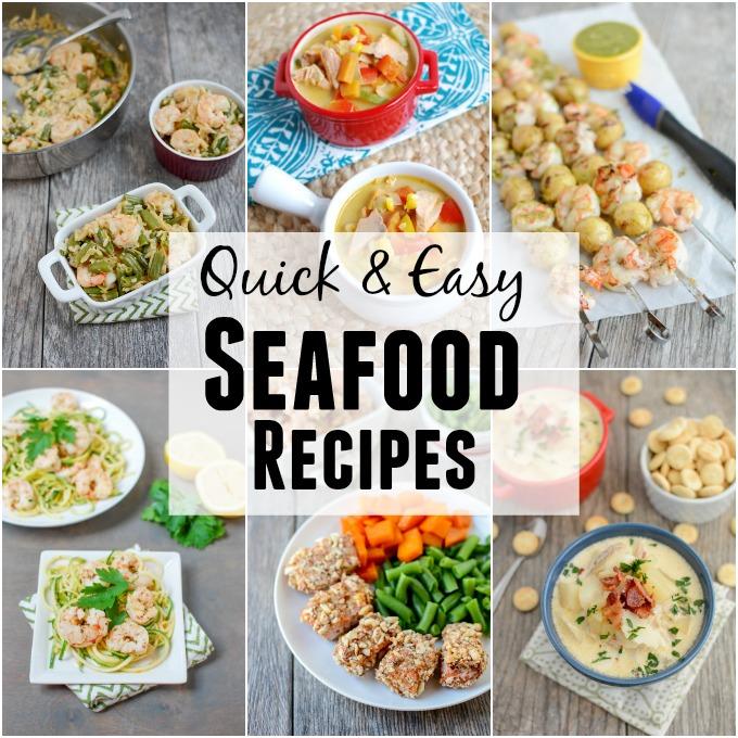 Looking for some quick and easy seafood recipes? Learn about the importance of seafood in a healthy diet, plus quick easy recipes to help you eat more fish!