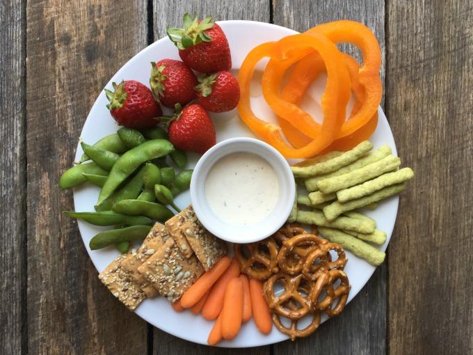 Snack Platter with Ranch