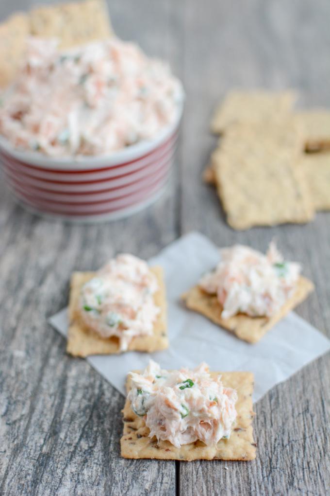 This Easy Smoked Salmon Dip recipe is the perfect appetizer for your next party. It's quick, easy and full of flavor and also makes a great snack!