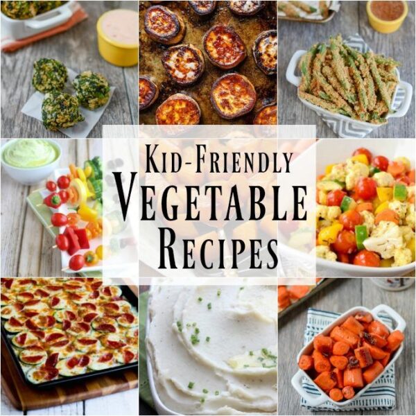 These Kid-Friendly Vegetable Recipes are healthy, quick and easy. Serve them as a side dish for dinner or for a healthy snack!