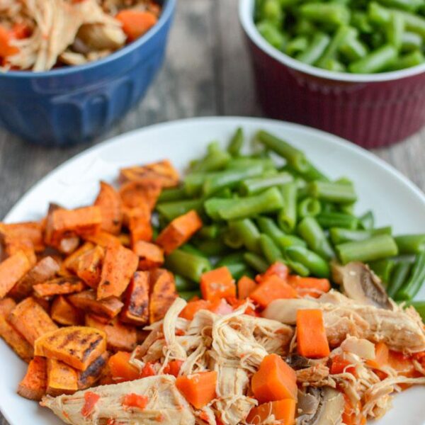 This Instant Pot Asian Chicken can also be made in a slow cooker. It's full of flavor and easy to make. A healthy dinner the whole family will love!