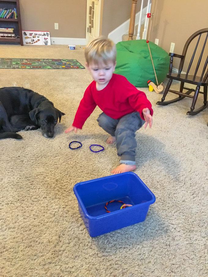 Indoor Activities For Toddlers 7 ring toss