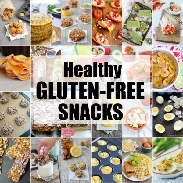 These Healthy Gluten-Free Snacks feature ingredients that are naturally gluten-free like sweet potatoes, eggs, nuts, seeds, fruits and vegetables. The recipes are packed with nutrients and great for adults and kids