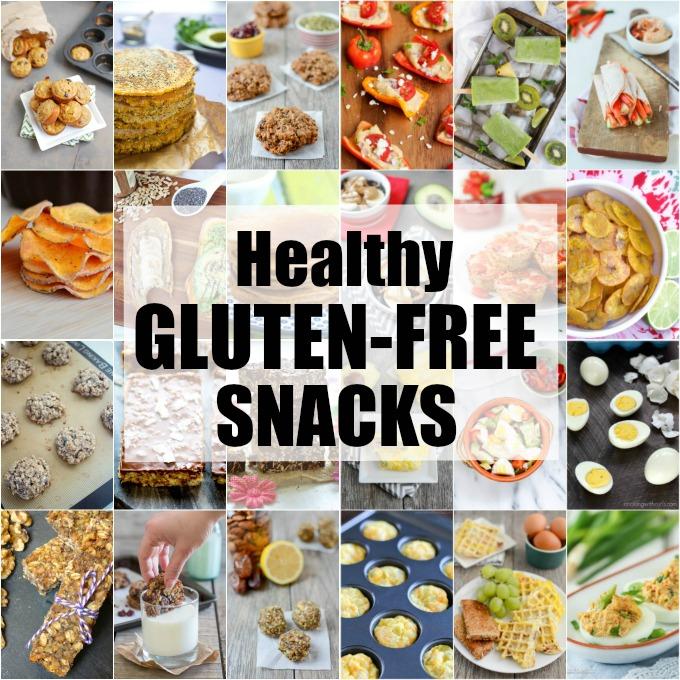 These Healthy Gluten-Free Snacks feature ingredients that are naturally gluten-free like sweet potatoes, eggs, nuts, seeds, fruits and vegetables. The recipes are packed with nutrients and great for adults and kids
