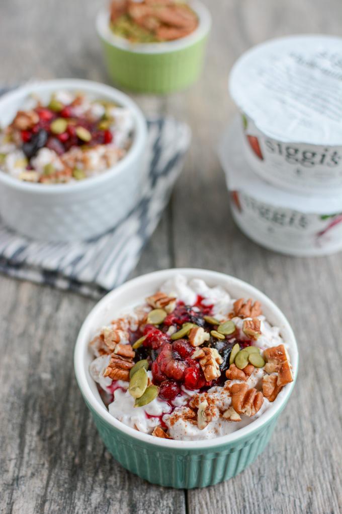 This Berry Farro Breakfast Bowl recipe is a fun twist on overnight oats. Packed with protein and fiber, it's a healthy breakfast option that's ready in minutes!