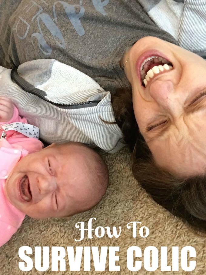 Learn how to survive colic. Are you a new parent with a baby who won't stop screaming? Here are my top 5 tips for surviving with a colicky baby.