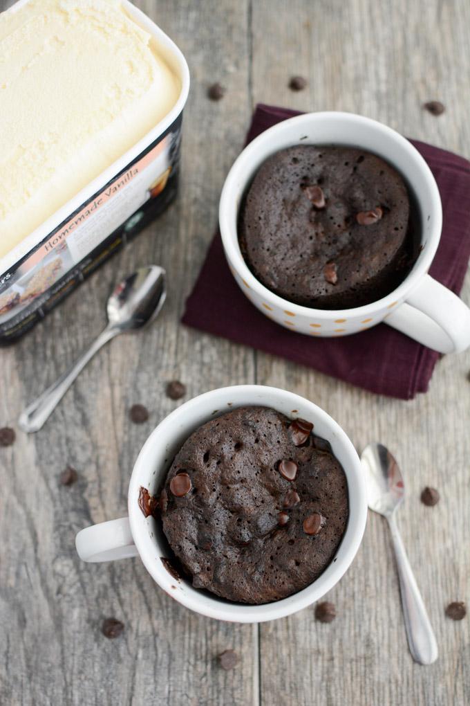 This Chocolate Sweet Potato Mug Cake recipe is a quick and easy way to satisfy your dessert craving!